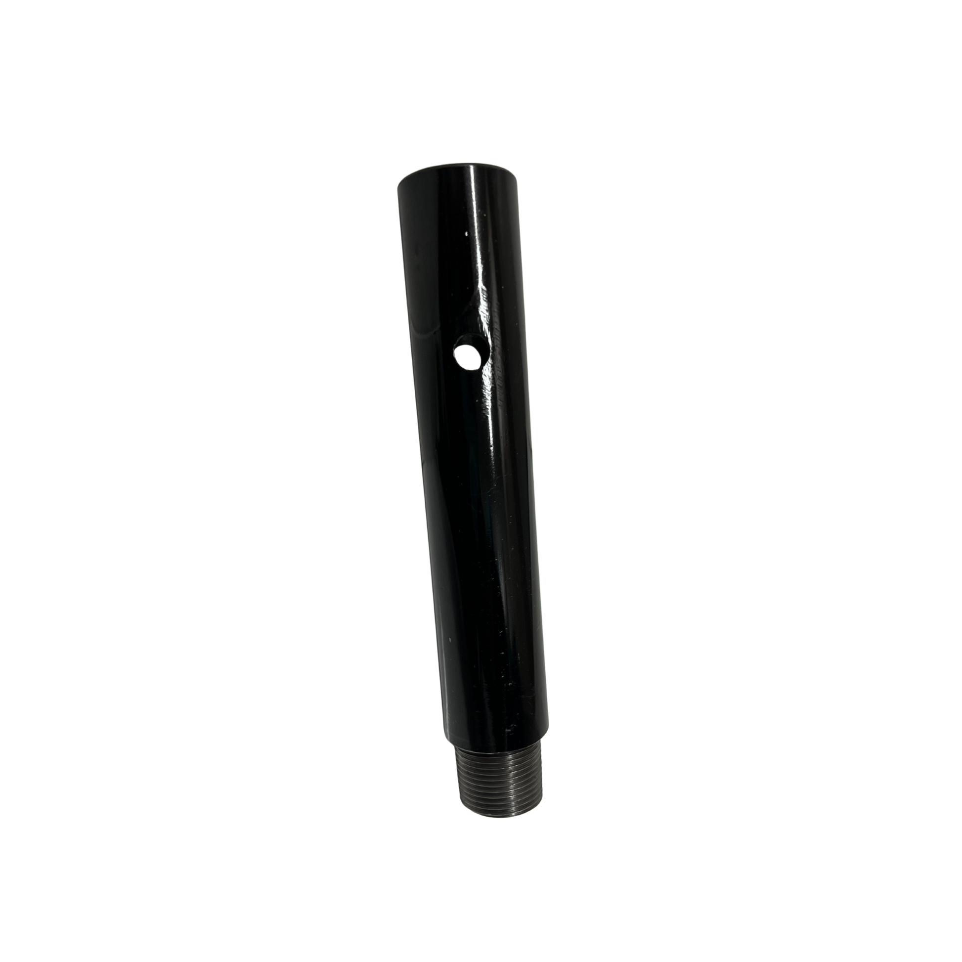 Adapter coupling for connecting quick connect fiberglass pole to threaded sewer tools