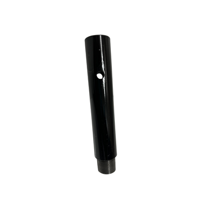 Adapter coupling for connecting quick connect fiberglass pole to threaded sewer tools