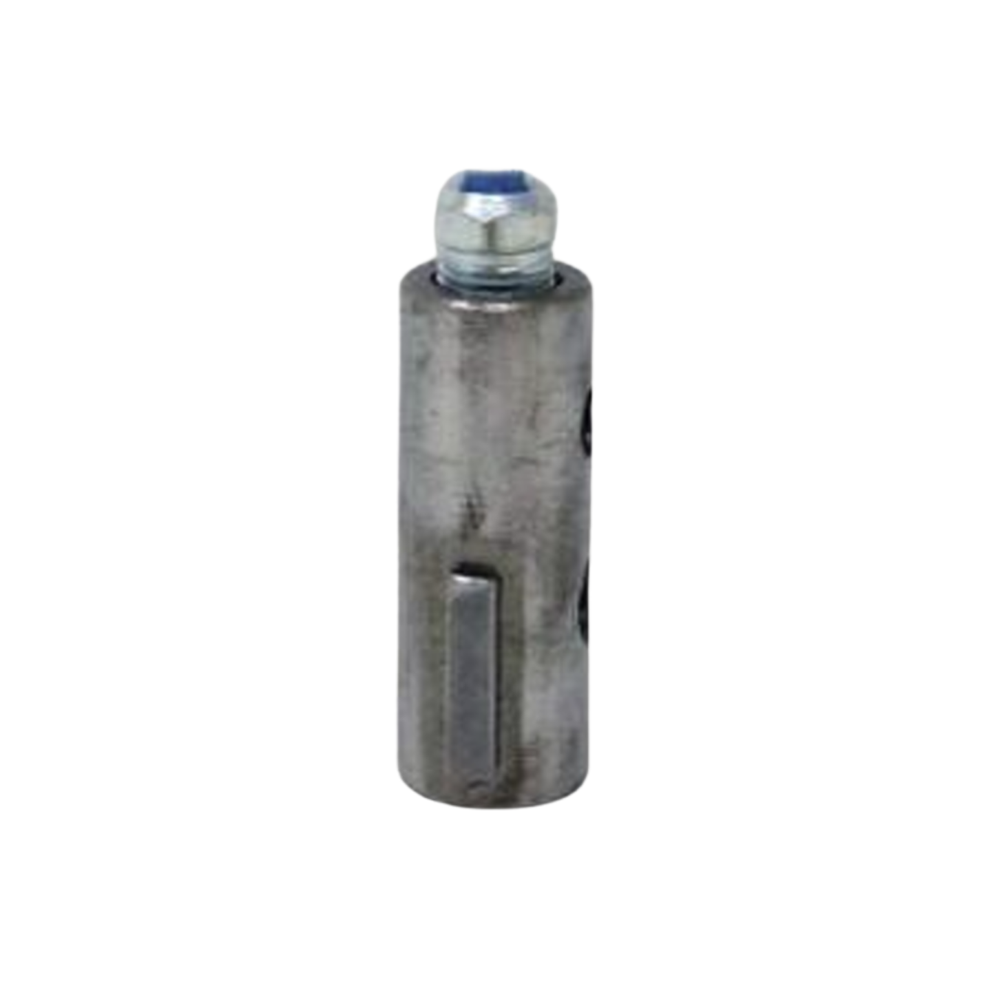 drive spud for connecting chucks to sewer rodding sets compatible with hydraulic root saw systems and 5/16 or 3/8 rod systems