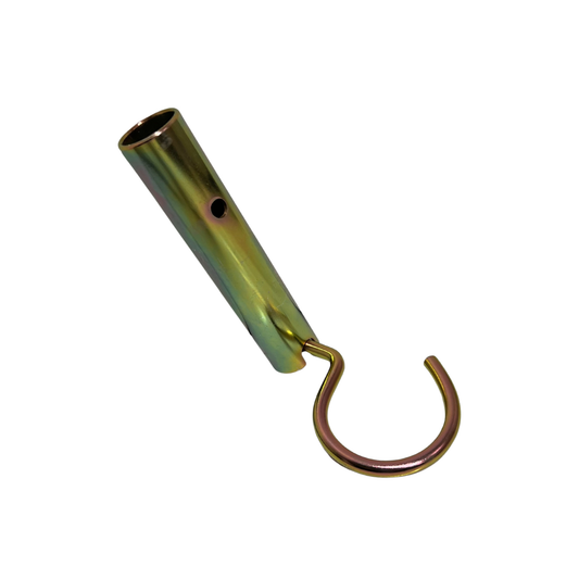 Sewer swivel camera hook downward view showing swivel mechanism