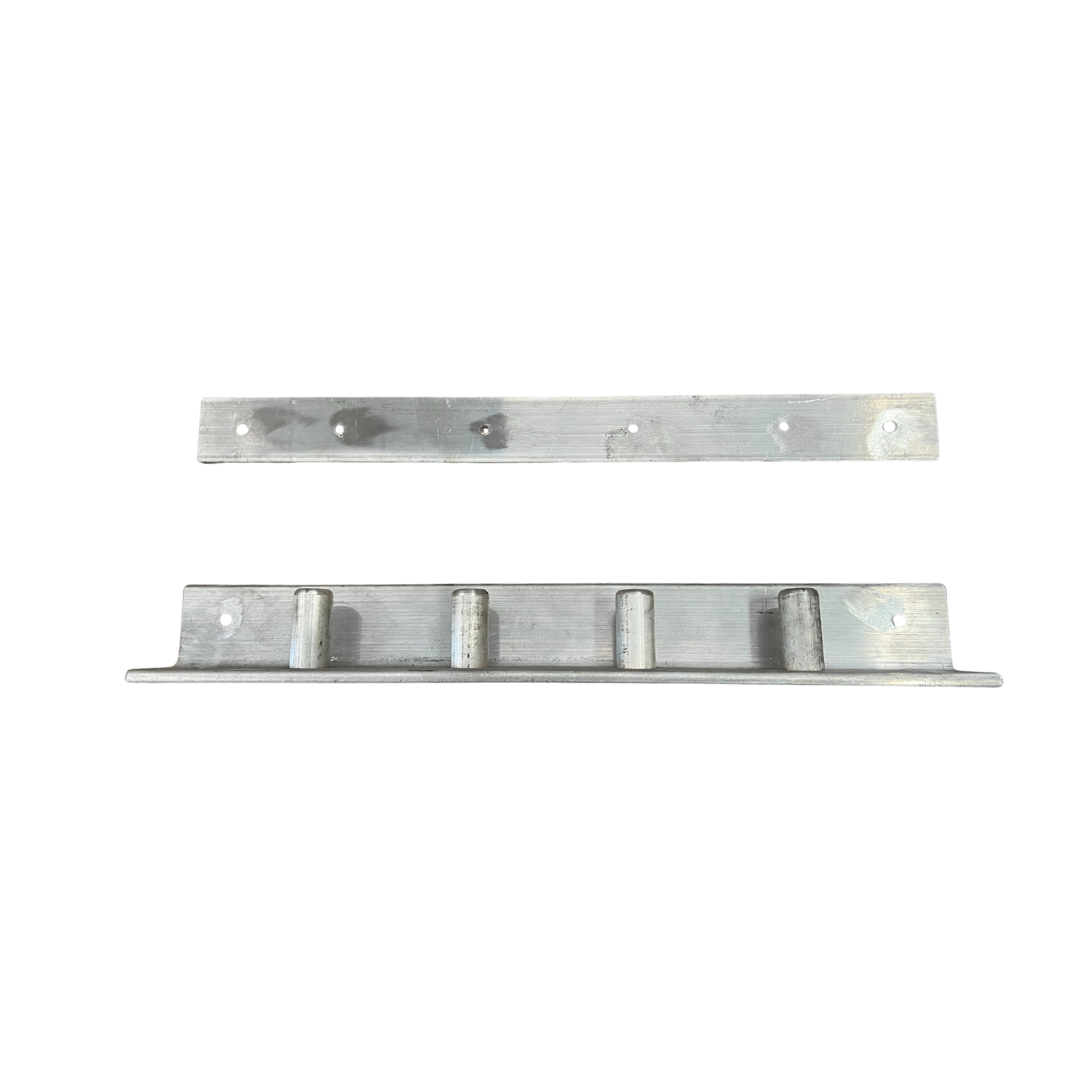 Fiberglass pole rack 4-pole storage rack front view