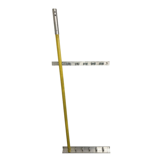 Max-Life MFG Fiberglass Pole Rack (Storage Rack) - Secures 6 Poles