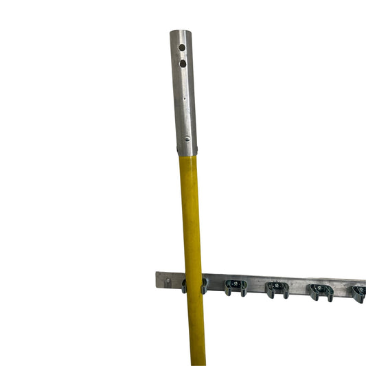 Max-Life MFG Fiberglass Pole Rack (Storage Rack) - Secures 6 Poles