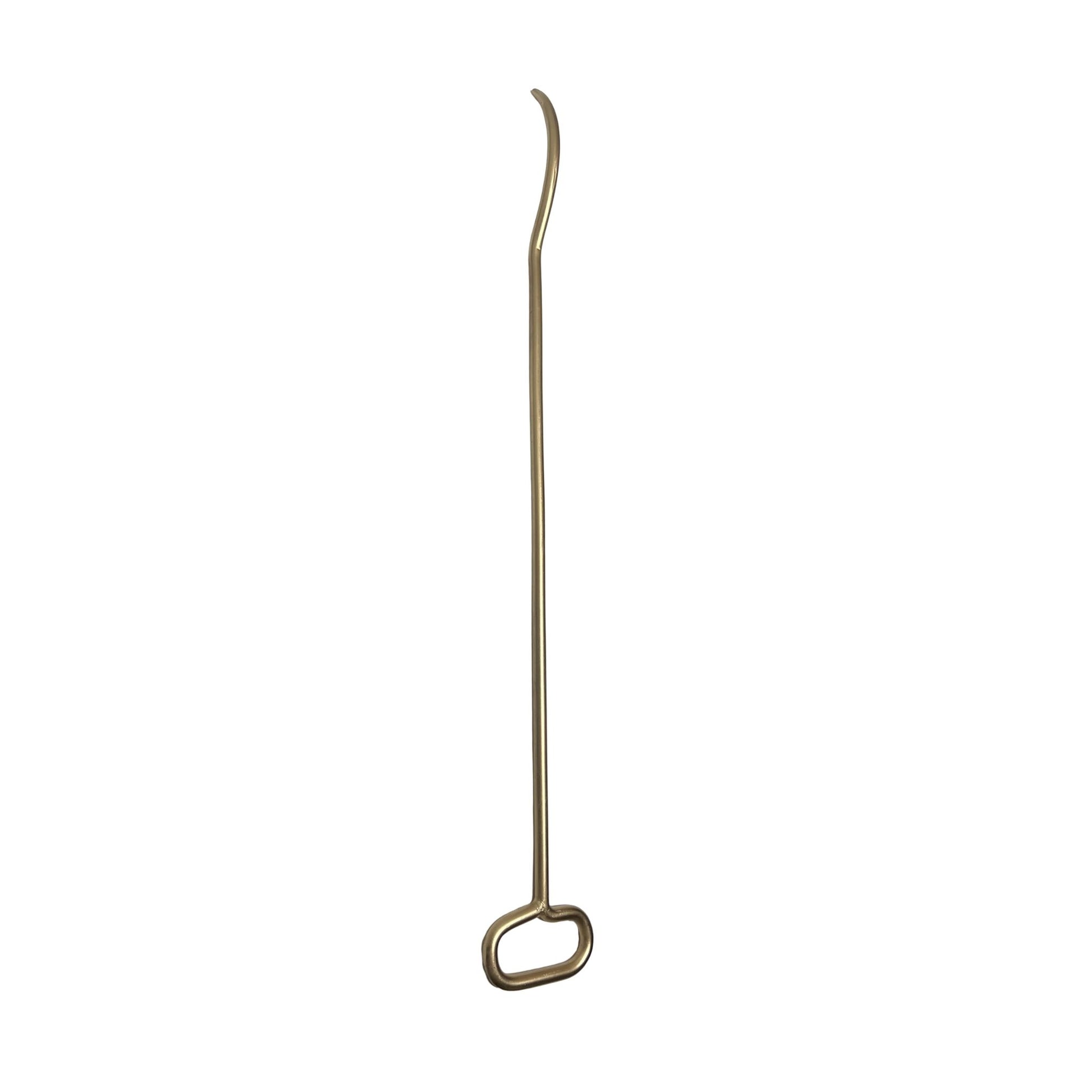 City style manhole hook O handle side view showing 4140 steel shaft