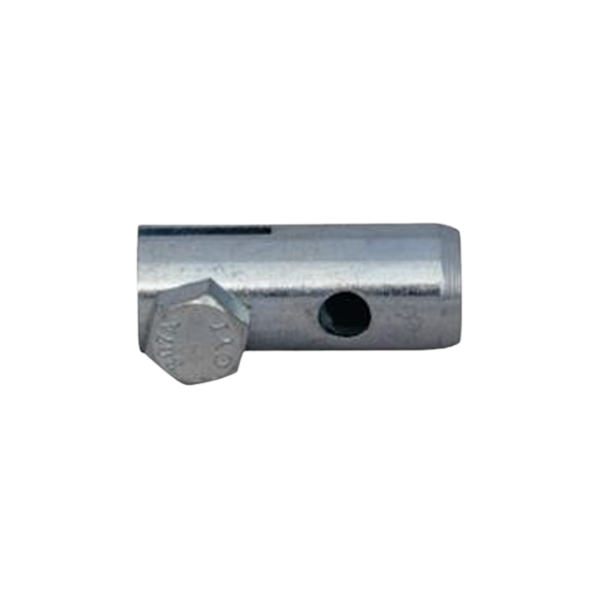 Direct hook auger coupling for continuous sewer rod systems connecting auger tools