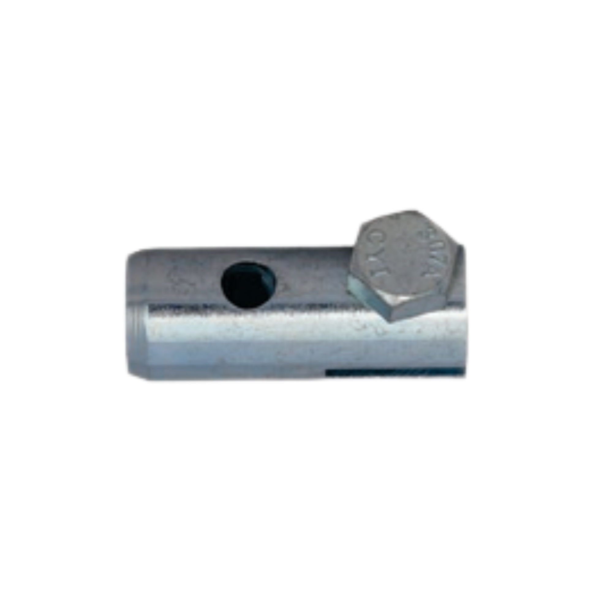 Direct hook root saw coupling for connecting sewer root saw tools to continuous rod systems