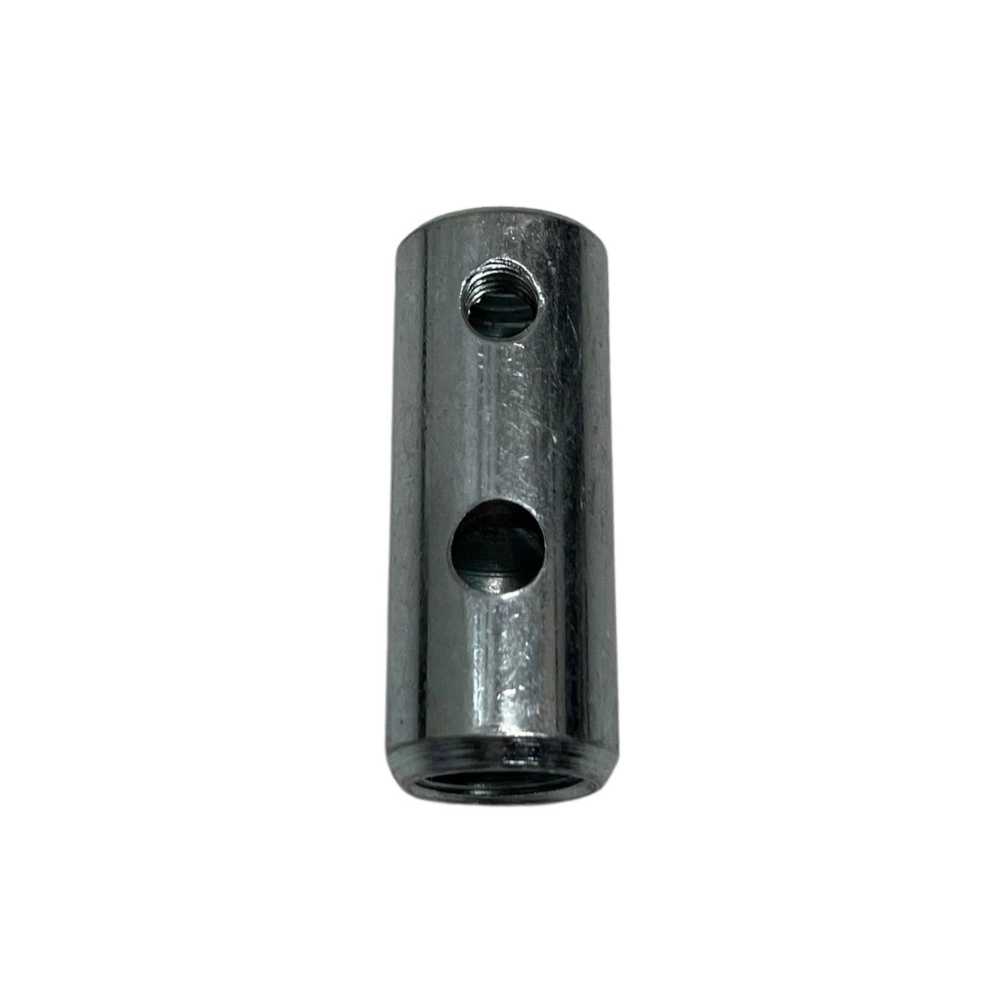 Direct hook square bar coupling for connecting corkscrew tools to continuous sewer rod systems