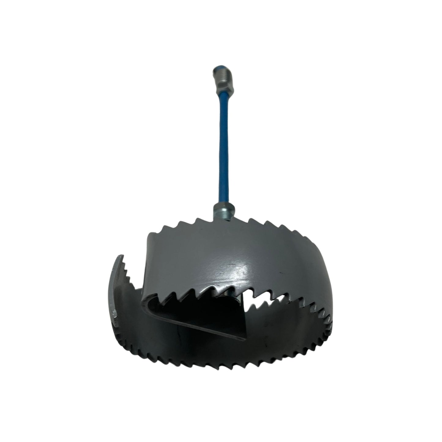 heavy duty concave root saw dura-max front view for sewer pipeline root cutting
