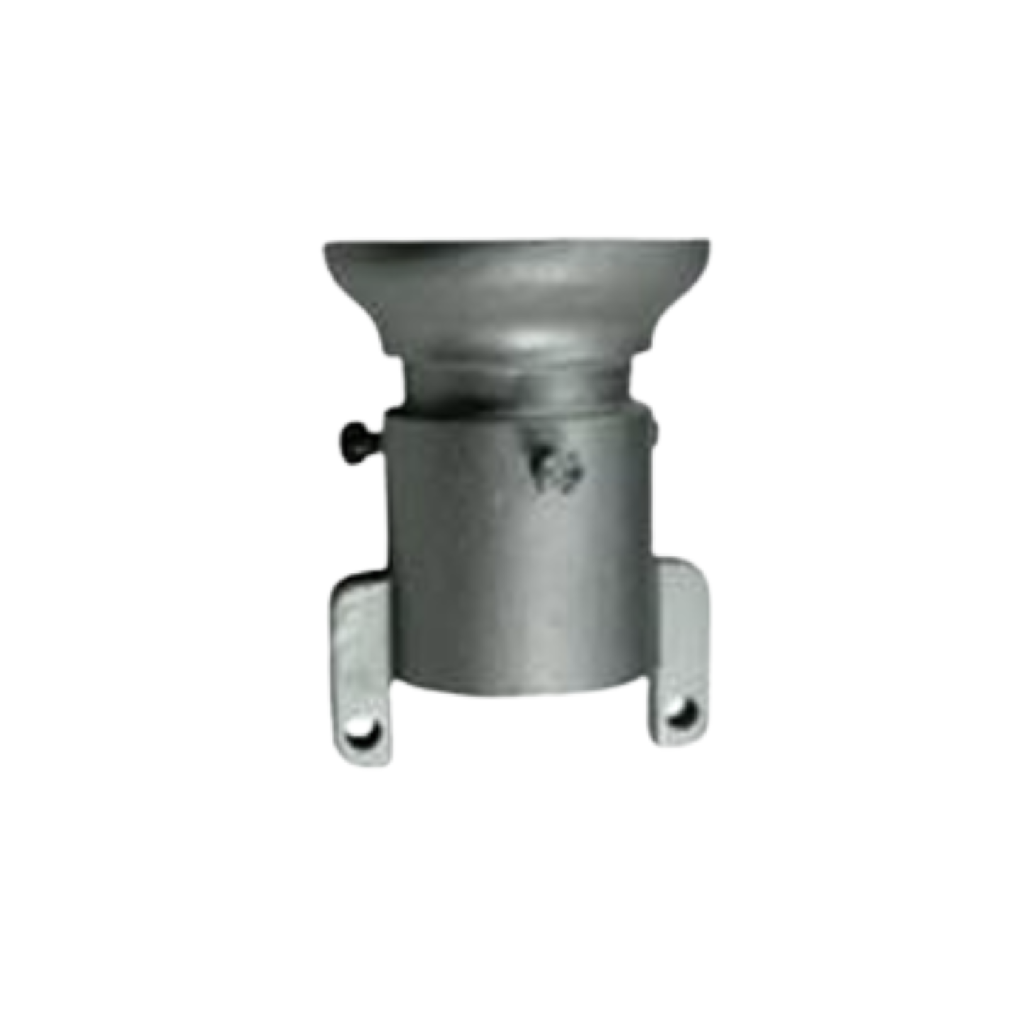 aluminum bell end hose coupling with machined end for sewer rodder rod guide hose replacement
