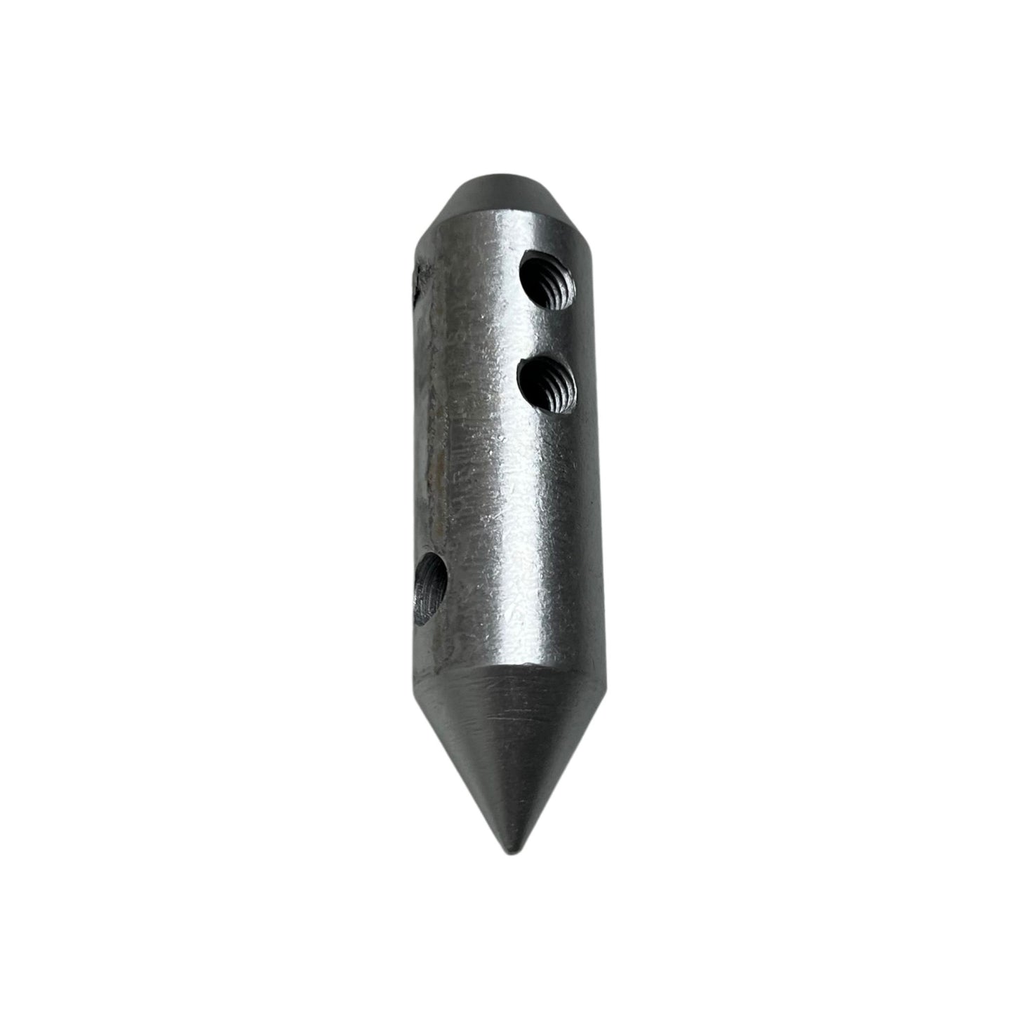 bullet tool for continuous sewer rod front view showing bullet head