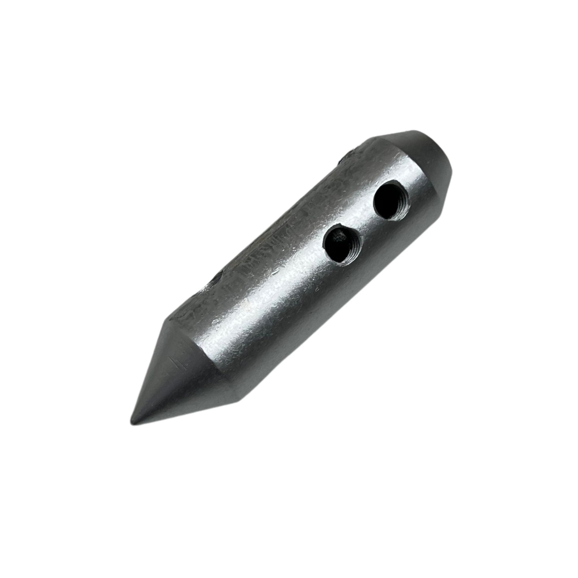 Bullet tool for continuous sewer rod cleaning systems side view