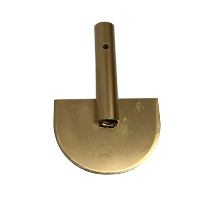 Sewer grease log chopper front view for grease removal