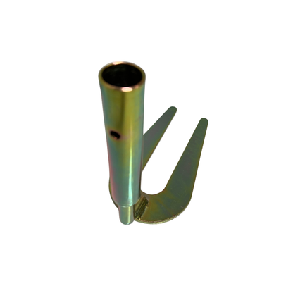 Sewer horse shoe grabber back view showing hook design