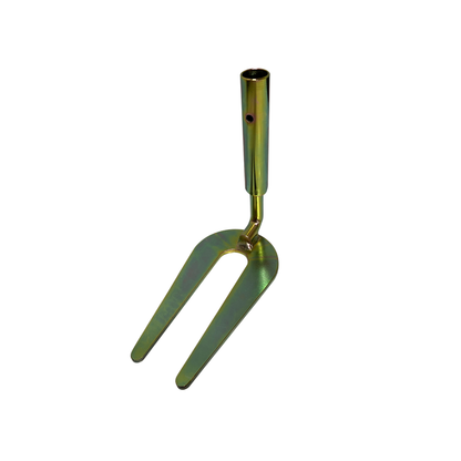 Sewer horse shoe grabber front view for drop manhole nozzle entry