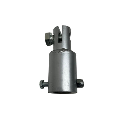 Hydraulic root cutter hub front view for sewer root cutting systems