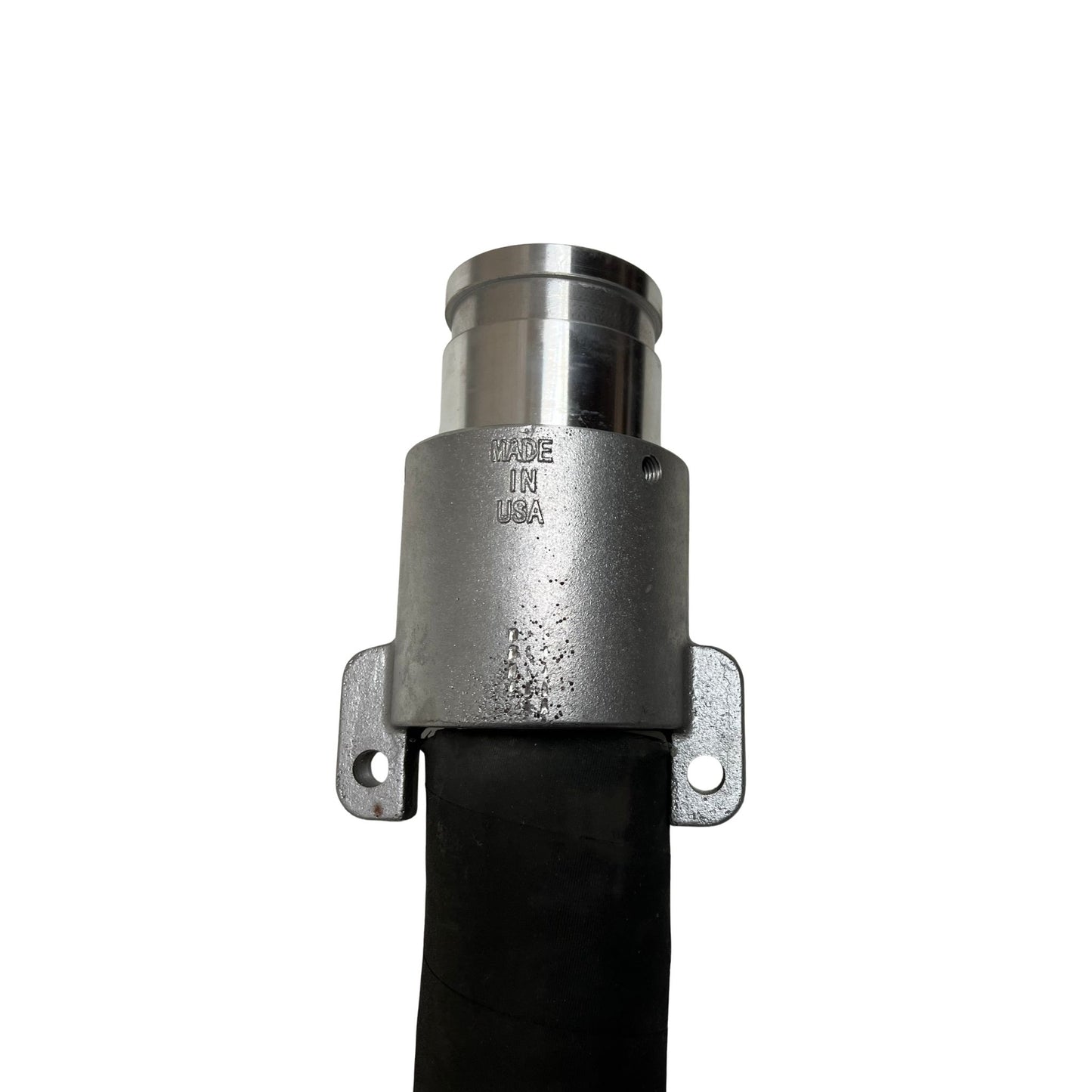 super heavy duty black sewer rod guide hose 25 foot with steel ends for sewer rodder systems