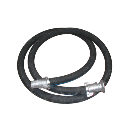 Max-Life MFG black heavy duty sewer rod guide hose with flex metallic liner top view
