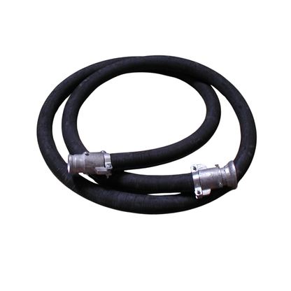 Super heavy duty black sewer rod guide hose with steel spring liner for hydraulic and mechanical sewer rodders