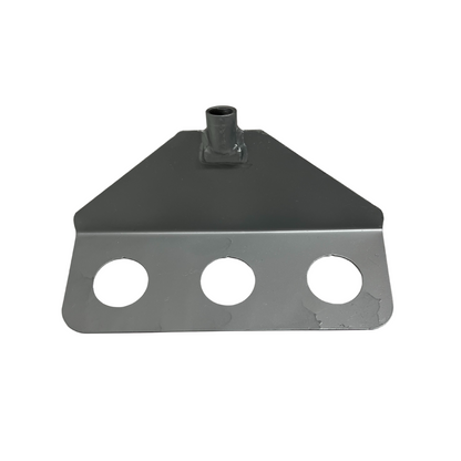 Max-Life 15 inch sludge hoe front side view with 3 hole blade