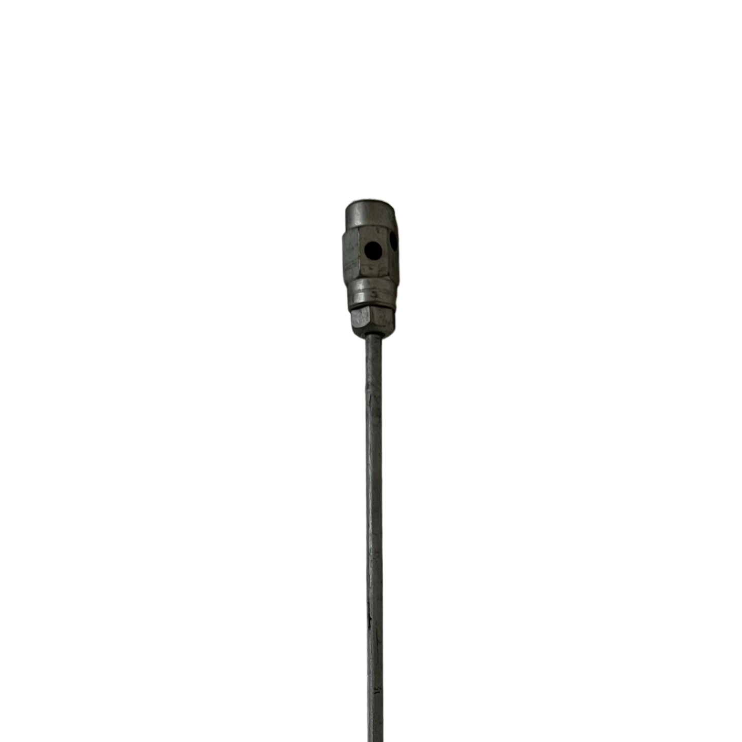 complete view of 1/4 inch x 6 foot sewer rod for no.5 style plumber drain cleaning