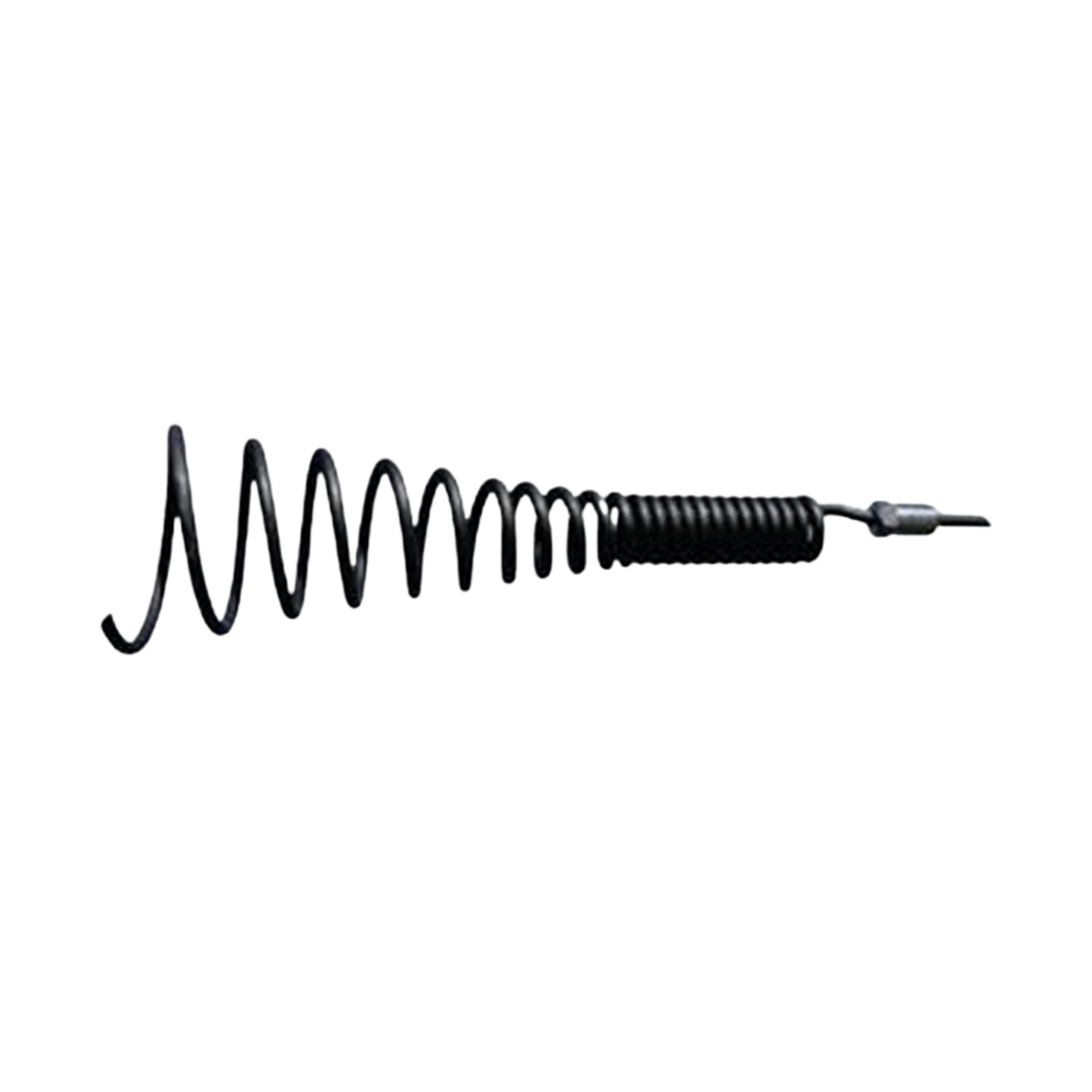 4 inch tapered corkscrew for "B" plumber 1/4 inch sewer rod pulling roots and debris