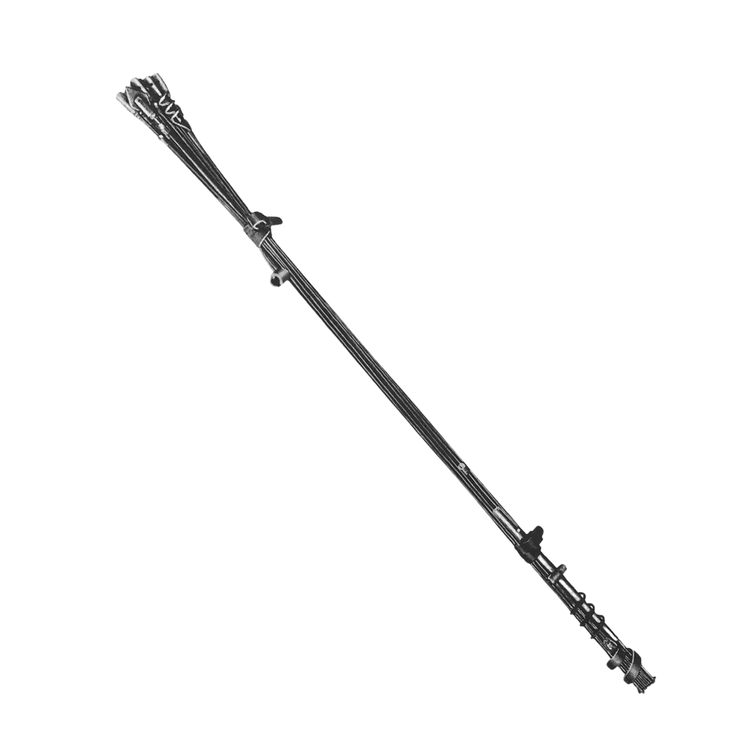 "b" plumber complete sewer rod kit with 17 rods and tools for 106 foot reach