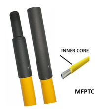 Threaded Connection- Steel Reinforced Fiberglass Pole