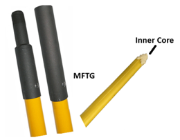 Threaded Connection- Foam Filled Fiberglass Pole