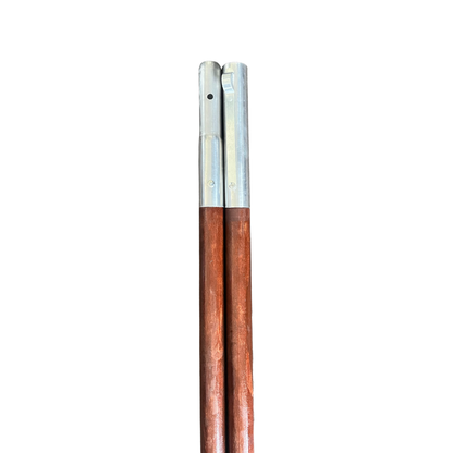 Sewer wooden pole quick connect side view for CCTV camera operations